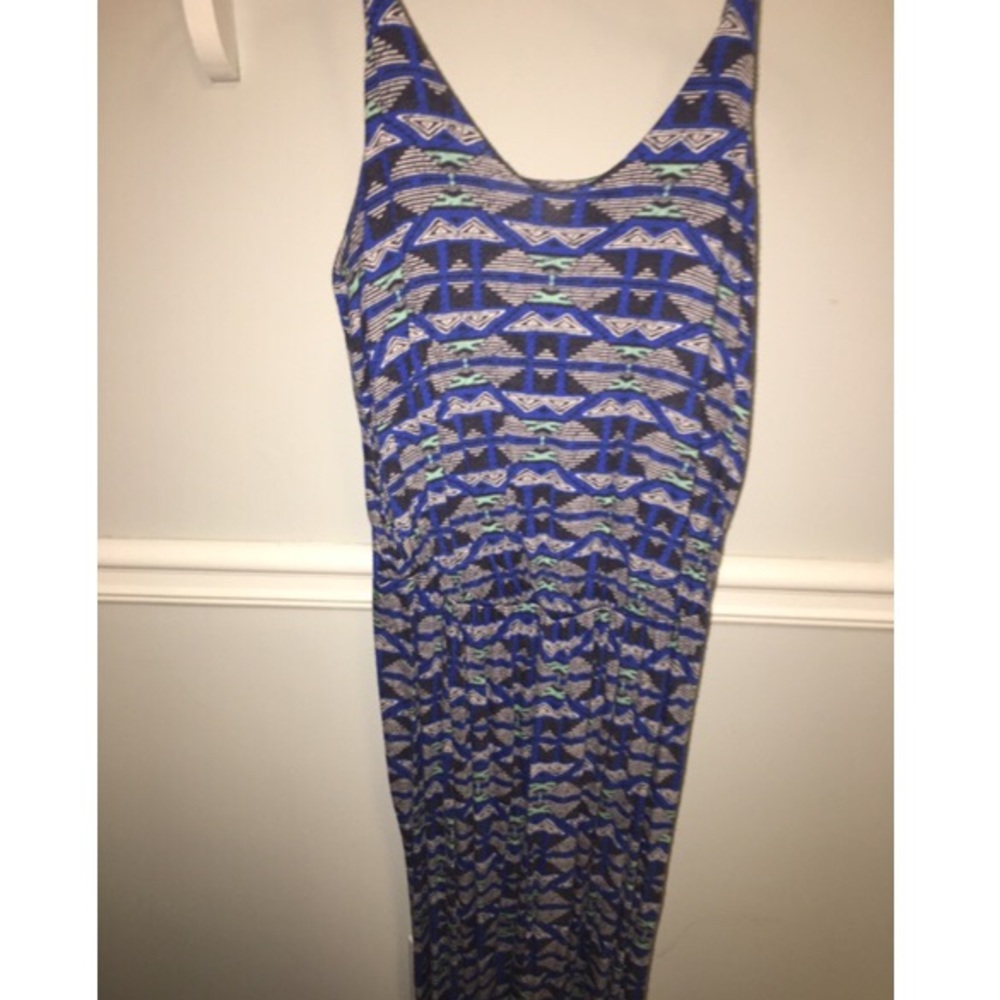 Printed maxi dress